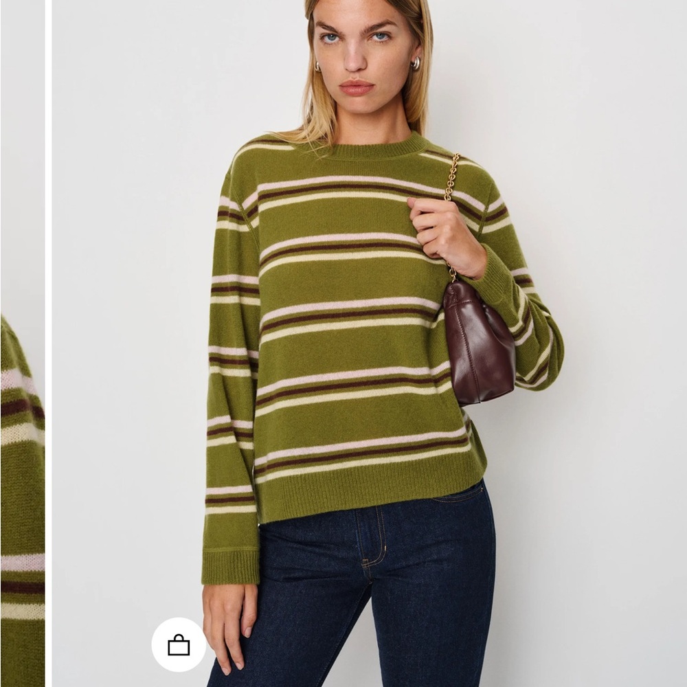 NWT Reformation Cashmere boyfriend sweater